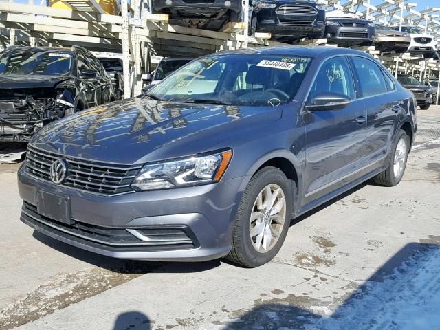 1VWAT7A31HC047669 - 2017 VOLKSWAGEN PASSAT S GRAY photo 2