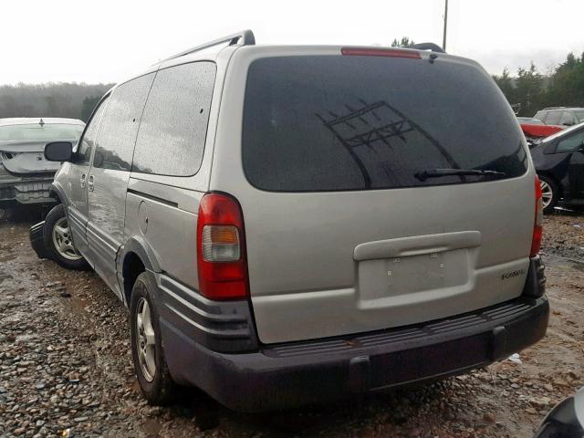 1GMDV23E55D120975 - 2005 PONTIAC MONTANA GRAY photo 3