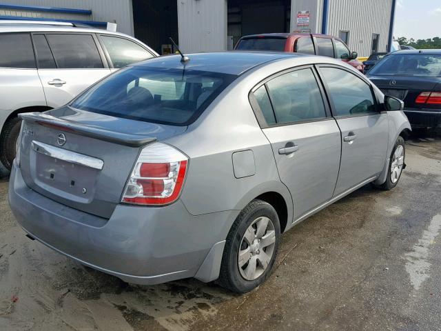 3N1AB6AP2CL710301 - 2012 NISSAN SENTRA 2.0 GRAY photo 4