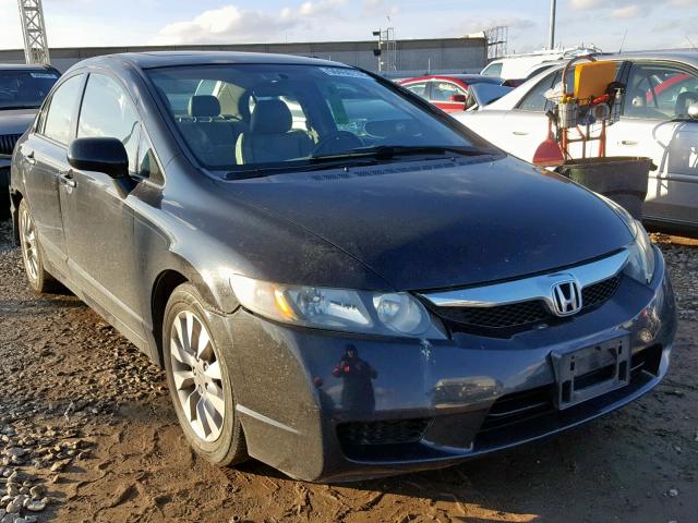 2HGFA16959H316233 - 2009 HONDA CIVIC EXL BLACK photo 1