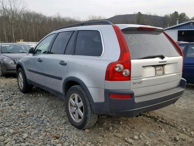 YV1CZ592351157800 - 2005 VOLVO XC90 SILVER photo 3