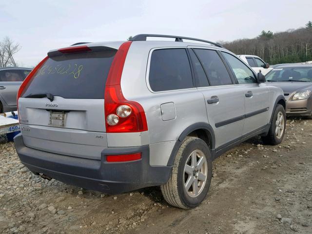 YV1CZ592351157800 - 2005 VOLVO XC90 SILVER photo 4