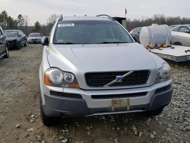 YV1CZ592351157800 - 2005 VOLVO XC90 SILVER photo 9