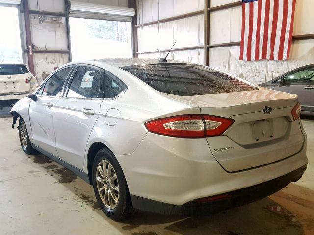 3FA6P0G75GR269572 - 2016 FORD FUSION S SILVER photo 3