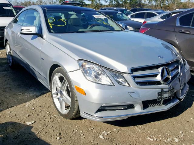 WDDKJ5KB1CF134587 - 2012 MERCEDES-BENZ E 350 SILVER photo 1