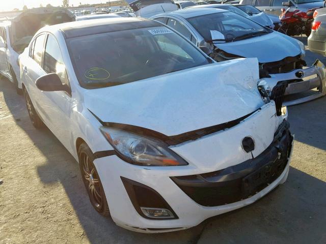 JM1BL1S63A1321520 - 2010 MAZDA 3 S WHITE photo 1