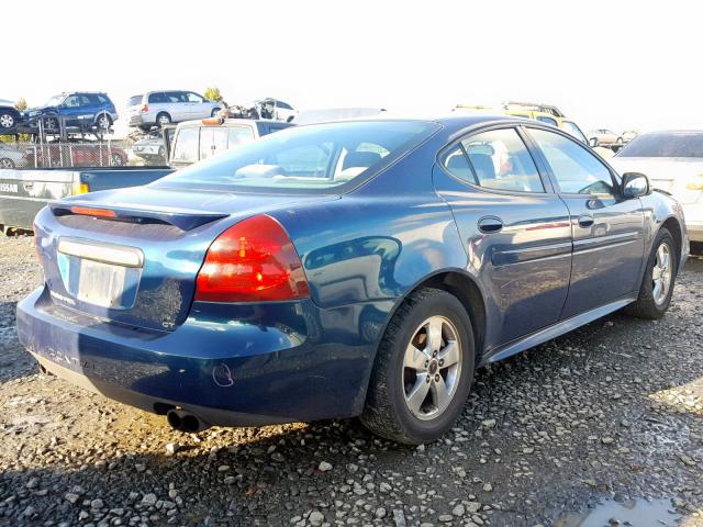 2G2WS522251250453 - 2005 PONTIAC GRAND PRIX BLUE photo 4