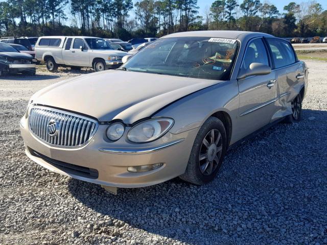 2G4WC582781177368 - 2008 BUICK LACROSSE C GOLD photo 2