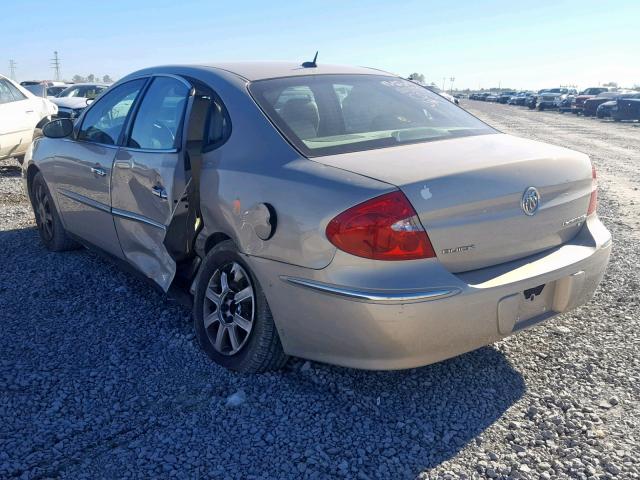 2G4WC582781177368 - 2008 BUICK LACROSSE C GOLD photo 3