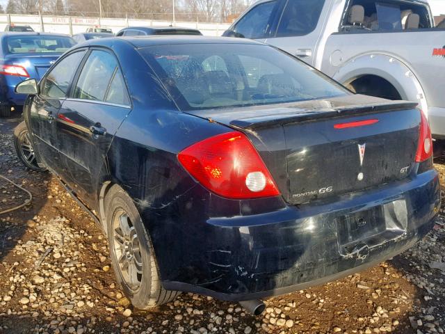 1G2ZH558264119508 - 2006 PONTIAC G6 GT BLACK photo 3