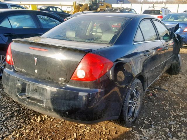 1G2ZH558264119508 - 2006 PONTIAC G6 GT BLACK photo 4