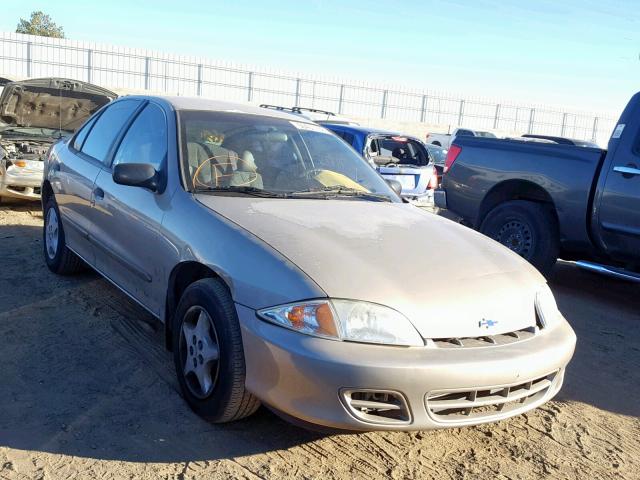 1G1JC524927104451 - 2002 CHEVROLET CAVALIER B TAN photo 1