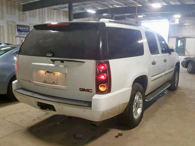 1GKFK66867J227948 - 2007 GMC YUKON XL D WHITE photo 4