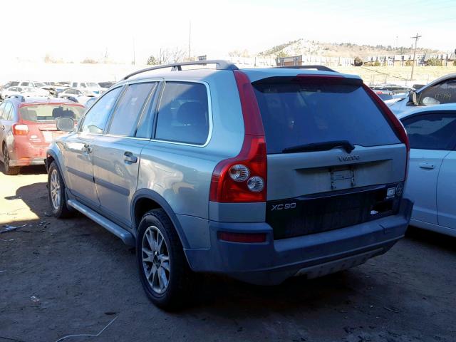 YV1CZ91HX31001015 - 2003 VOLVO XC90 T6 SILVER photo 3