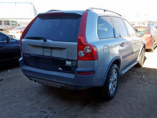 YV1CZ91HX31001015 - 2003 VOLVO XC90 T6 SILVER photo 4