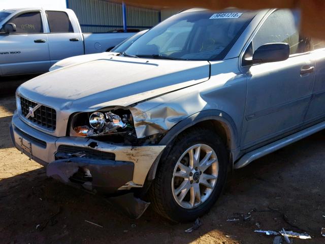 YV1CZ91HX31001015 - 2003 VOLVO XC90 T6 SILVER photo 9