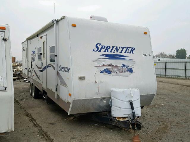 4YDT3112381531755 - 2008 KYRV TRAILER WHITE photo 1