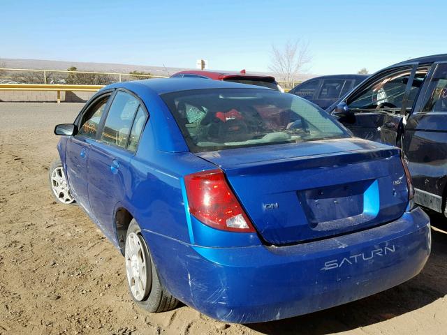 1G8AJ52F33Z171061 - 2003 SATURN ION LEVEL BLUE photo 3