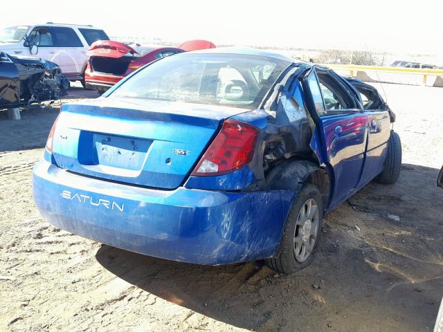 1G8AJ52F33Z171061 - 2003 SATURN ION LEVEL BLUE photo 4