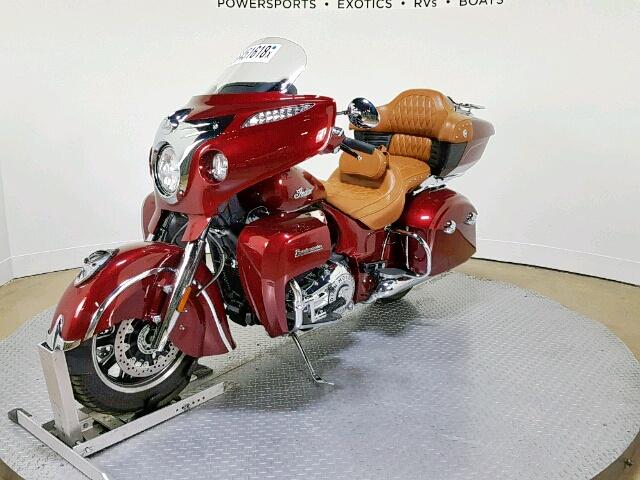 56KTRAAA9J3368817 - 2018 INDIAN MOTORCYCLE CO. ROADMASTER BURGUNDY photo 4