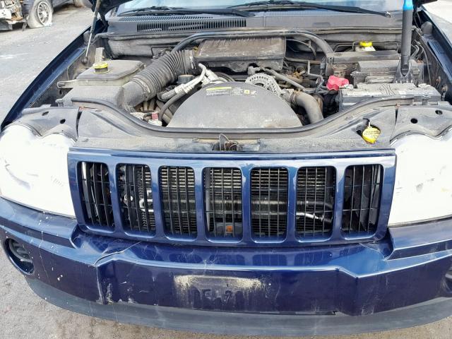 1J4GR48K96C201138 - 2006 JEEP GRAND CHER BLUE photo 7