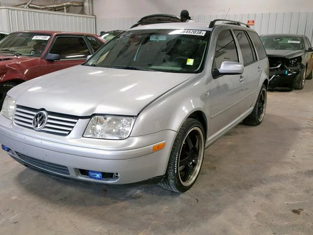 WVWSB61J42W052261 - 2002 VOLKSWAGEN JETTA GLS SILVER photo 2