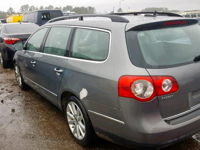 WVWTU73C07E006264 - 2007 VOLKSWAGEN PASSAT 3.6 GRAY photo 3