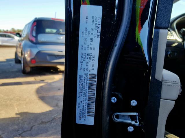 3C4NJCAB7JT122878 - 2018 JEEP COMPASS SP შავი ფოტო 10