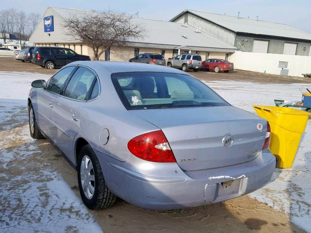 2G4WC532951265177 - 2005 BUICK LACROSSE C SILVER photo 3