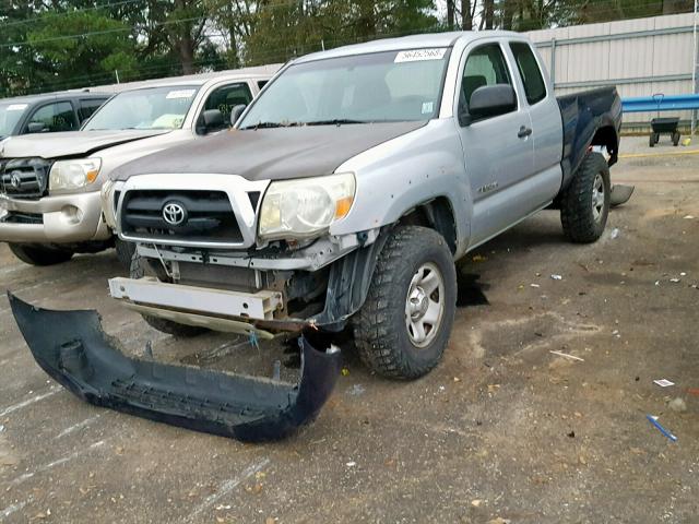 5TETX62N66Z176676 - 2006 TOYOTA TACOMA PRE SILVER photo 2