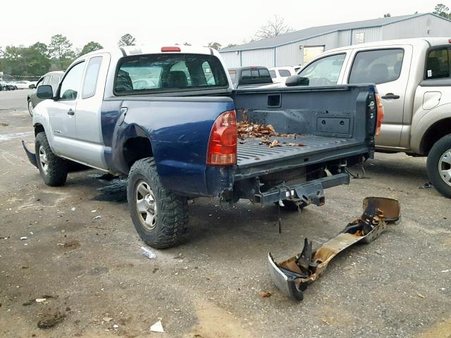 5TETX62N66Z176676 - 2006 TOYOTA TACOMA PRE SILVER photo 3