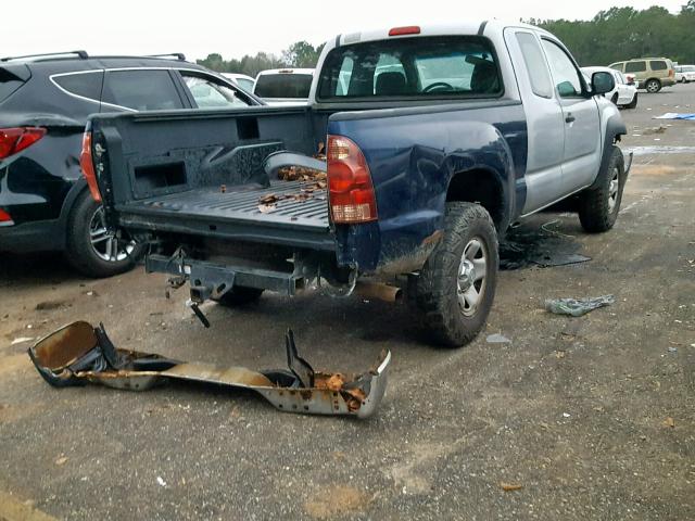 5TETX62N66Z176676 - 2006 TOYOTA TACOMA PRE SILVER photo 4