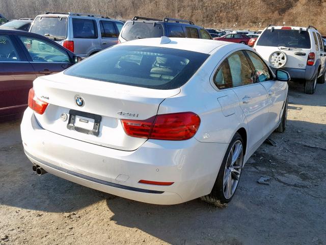 WBA4C9C55GG135932 - 2016 BMW 428 XI WHITE photo 4