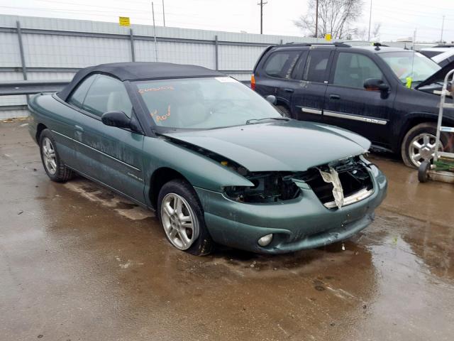 3C3EL55H4VT533864 - 1997 CHRYSLER SEBRING JX GREEN photo 1