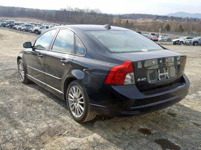 YV1MS390092463610 - 2009 VOLVO S40 2.4I BLACK photo 3