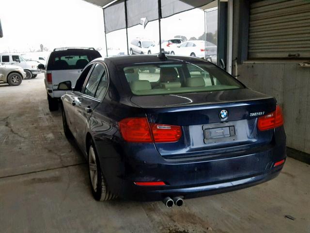 WBA3C1C58DF439934 - 2013 BMW 328 I SULE BLACK photo 3