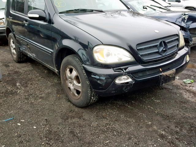 4JGAB54E82A313145 - 2002 MERCEDES-BENZ ML 320 BLACK photo 9