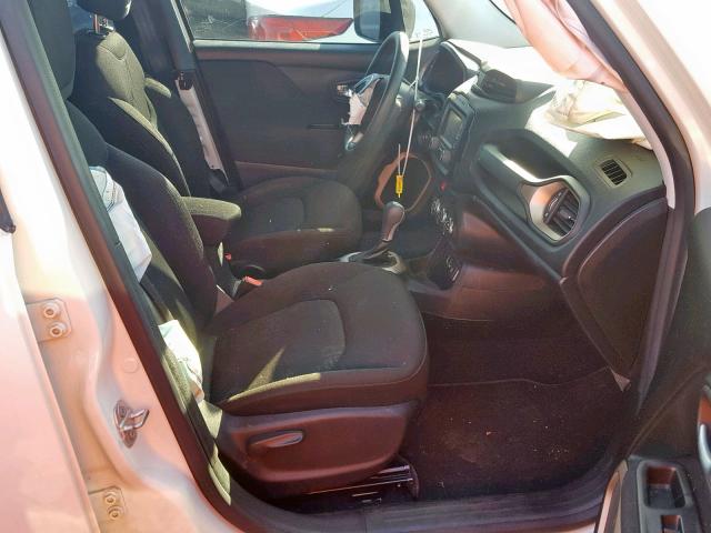 ZACCJAAT4FPB32593 - 2015 JEEP RENEGADE S 白色 照片 5