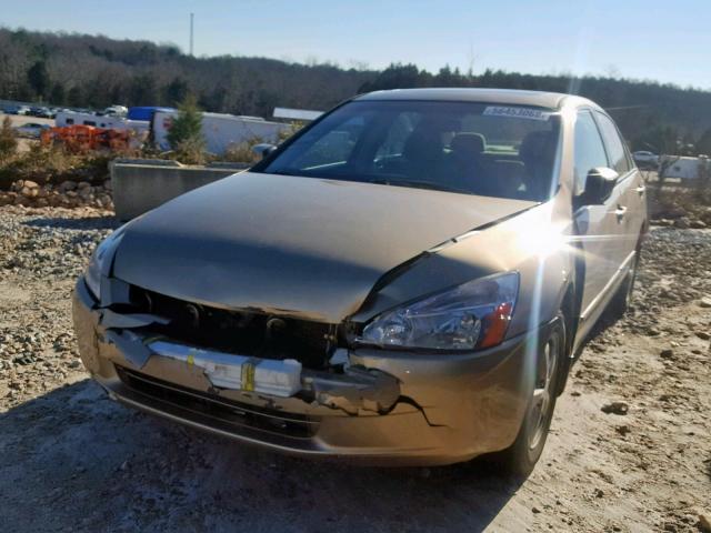 1HGCM56745A030866 - 2005 HONDA ACCORD EX GOLD photo 2