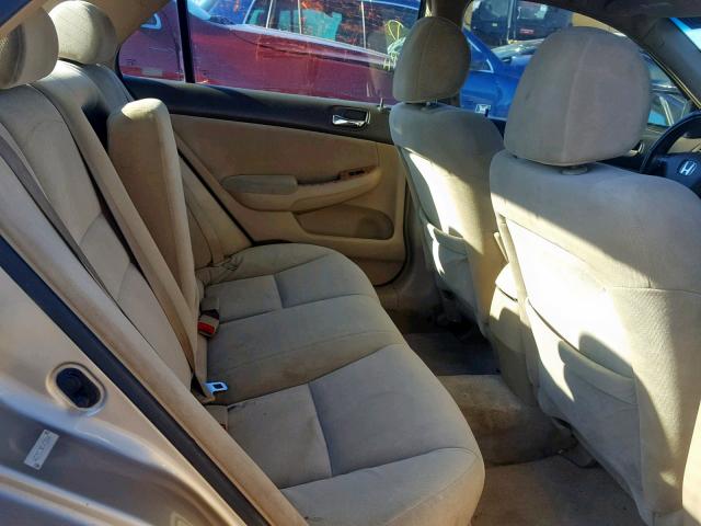 1HGCM56745A030866 - 2005 HONDA ACCORD EX GOLD photo 6