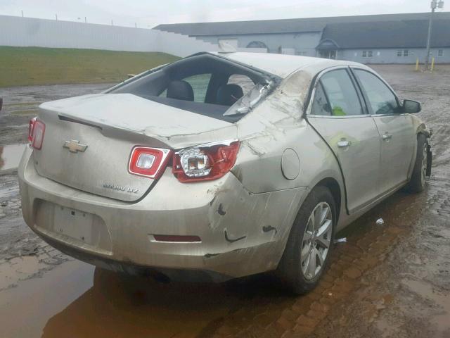 1G11F5SL5FF126277 - 2015 CHEVROLET MALIBU LTZ BEIGE photo 4