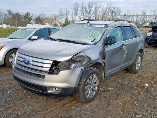 2FMDK49C18BA57152 - 2008 FORD EDGE LIMIT SILVER photo 2