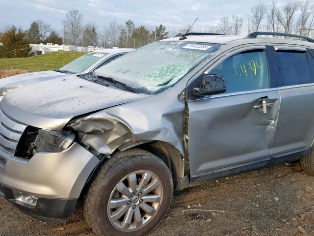 2FMDK49C18BA57152 - 2008 FORD EDGE LIMIT SILVER photo 9