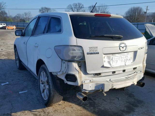 JM3ER293980183468 - 2008 MAZDA CX-7 WHITE photo 3