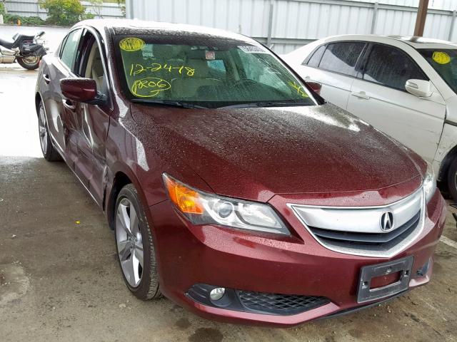 19VDE1F7XEE010359 - 2014 ACURA ILX 20 TEC BURGUNDY photo 1