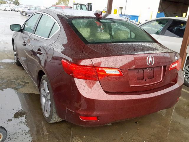 19VDE1F7XEE010359 - 2014 ACURA ILX 20 TEC BURGUNDY photo 3