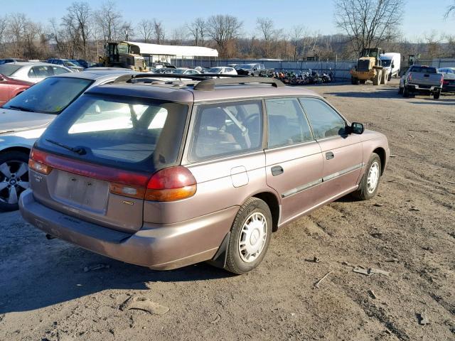 4S3BK4353T7313931 - 1996 SUBARU LEGACY L GRAY photo 4