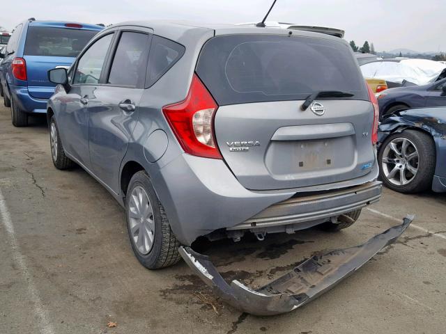 3N1CE2CP3FL374104 - 2015 NISSAN VERSA NOTE SILVER photo 3