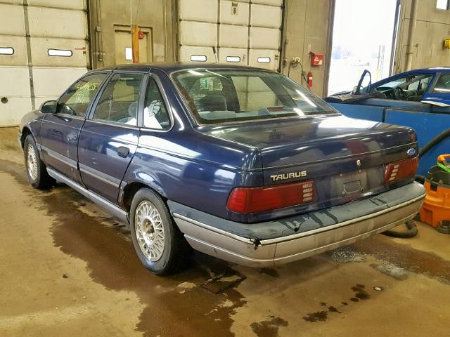 1FACP52U0MG236849 - 1991 FORD TAURUS GL BLUE photo 3