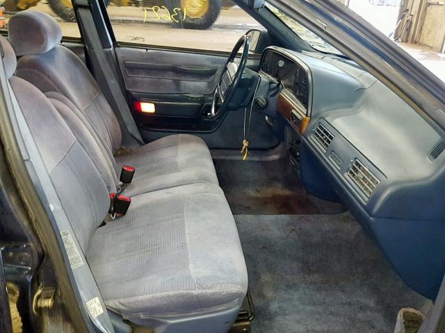 1FACP52U0MG236849 - 1991 FORD TAURUS GL BLUE photo 5